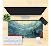Jdble Thicken Oversized Mouse Pad Computer Pad|Game Esports|Writing Desk Desk Household Pad|Keyboard Pad|Office Learning Seaming|600 * 300Mm@Style 16_600X300Mm_3Mm
