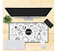 Jdble Thicken Oversized Mouse Pad Computer Pad|Game Esports|Writing Desk Desk Household Pad|Keyboard Pad|Office Learning Seaming|600 * 300Mm@Style 3_600X300Mm_3Mm