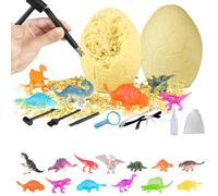 JDBlissful Dinosaur Egg Dig Kit - Excavation Toy for Kids Ages 4-12, DIY Fossil Discovery, Birthday Set