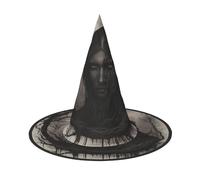 JDbncxe 1 PC Halloween Hat â€“ Horrible branches Print Witches Decor Party, Cosplay Accessory, Festive Carnival Headband, Magic Wizard Cap