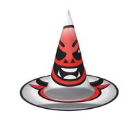 JDbncxe 1 PC Halloween Hat – little devil smiley face Print Witches Decor Party, Cosplay Accessory, Festive Carnival Headband, Magic Wizard Cap