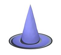 JDbncxe 1 PC Halloween Hat â€“ Solid color circle Print Witches Decor Party, Cosplay Accessory, Festive Carnival Headband, Magic Wizard Cap