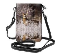 JDbncxe Free Deer Print Small Cell Phone Purse â€“ Crossbody Bag with Adjustable Strap, Perfect for Daily Life, Outdoor Use