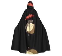 JDbncxe Halloween Hooded Cloak Costume - Unisex Adult Big white holding an umbrella Print Cape for Parties, Carnivals, Comic Exhibitions & More