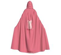 JDbncxe Halloween Hooded Cloak Costume - Unisex Adult The little mouse who made a mistake Print Cape for Parties, Carnivals, Comic Exhibitions & More