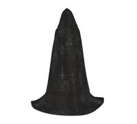JDbncxe L Halloween Hooded Cape European pattern Print â€“ Unisex Costume Cape for Cosplay, Comic Exhibition, Carnival Party