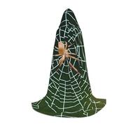 JDbncxe L Halloween Hooded Cape Spider at home Print â€“ Unisex Costume Cape for Cosplay, Comic Exhibition, Carnival Party