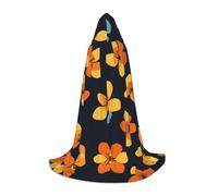 JDbncxe L Halloween Hooded Cape The beauty of egg painting Print – Unisex Costume Cape for Cosplay, Comic Exhibition, Carnival Party