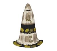 JDbncxe M Halloween Hooded Cape Green grove Print – Unisex Costume Cape for Cosplay, Comic Exhibition, Carnival Party
