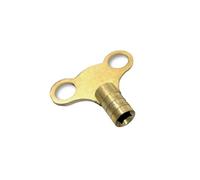 JDBrands Radiator Bleed Key - Brass Radiator Key, Radiator Bleed Key, Radiator Bleed Valve Key, Clock Type Radiator Key, for Bleeding and Air Vent, Key to Bleed UK Radiators