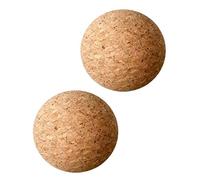 Jdeijfev 2 Pieces Wooden Cork Ball Wine Stopper, Cork Ball Stopper for Wine Decanter Carafe Bottle Replacement 2.4 Inch/ 6.1 cm