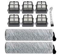 Jdeijfev Brush Roller and Vacuum Filter for IFLOOR, IFLOOR3, Floor One S3 Hard Wood Floors Vacuum Cleaner Parts