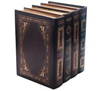 Jdeijfev False Book Box Vintage Storage Props Book Jewelry Storage Packaging Study Book Ornaments Wooden Antique Classic Decorative