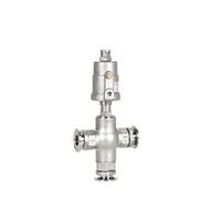 JDF1200S015 Stainless Steel SS304 Two Position Three Way Air Controlled Angle Seat Valve for Package Machine(SS304 050 G2)