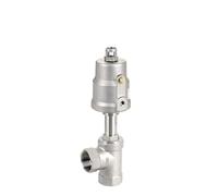 JDF1400S015V Stainless Steel Angle seat Valve Two Position Two Way Air Controlled SS Actuator Valve for Food Liquid Package(SS304 025V G1)