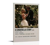 JDfenggu A Cinderella Story Poster Wall Art Aesthetic Cover Poster Design Painting for Living Room Bed Room 16x24inch(40x60cm) Frame-style
