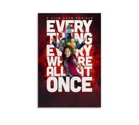 JDfenggu Everything Everywhere All at Once Poster Wall Art Aesthetic Cover Poster Design Painting for Living Room Bed Room 12x18inch(30x45cm) Unframe-style