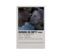 JDfenggu Running on Film Empty Drama Retro Movie Poster Wall Art Canvas Aesthetic Cover Poster Vintage Music And Movies Decorative Painting for Living Room Bed Room 12x18inch(30x45cm) Unframe-style