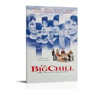 JDfenggu The Big Chill Poster Wall Art Aesthetic Cover Poster Design Painting for Living Room Bed Room 08x12inch(20x30cm) Frame-style