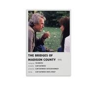 JDfenggu The Bridges of Madison County Poster Wall Art Aesthetic Cover Poster Design Painting for Living Room Bed Room 24x36inch(60x90cm) Unframe-style