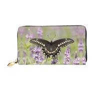 JDFHGNU Black Butterfly Pattern, Women'S Wallet, Long Clutch Wallet, Credit Card Holder Wallet, Travel Coin Purse, Black, One Size