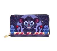 JDFHGNU Cartoon Mouse Pattern, Women'S Wallet, Long Clutch Wallet, Credit Card Holder Wallet, Travel Coin Purse, Black, One Size