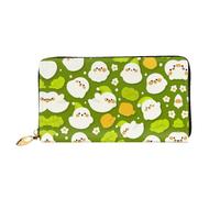 JDFHGNU Christmas Hat Snowman Pattern, Women'S Wallet, Long Clutch Wallet, Credit Card Holder Wallet, Travel Coin Purse, Black, One Size