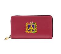 JDFHGNU Flag Of Bryansk Pattern, Women'S Wallet, Long Clutch Wallet, Credit Card Holder Wallet, Travel Coin Purse, Black, One Size
