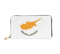 JDFHGNU Flag Of Cyprus Pattern, Women'S Wallet, Long Clutch Wallet, Credit Card Holder Wallet, Travel Coin Purse, Black, One Size