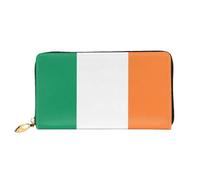 JDFHGNU Irish Flag Pattern, Women'S Wallet, Long Clutch Wallet, Credit Card Holder Wallet, Travel Coin Purse, Black, One Size