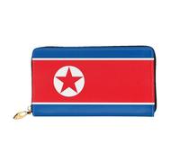 JDFHGNU Korean Flag Pattern, Women'S Wallet, Long Clutch Wallet, Credit Card Holder Wallet, Travel Coin Purse, Black, One Size