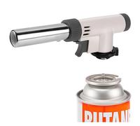 JDHON Blow Torch, Professional Kitchen Butane Torch, Chef Cooking Torch with Adjustable Flame, for Creme Brulee, BBQ, Baking, Camping(Butane Gas Not Included)