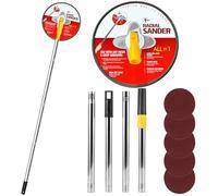 JDHUIOO Professional Wall with Extendable Pole - Drywall Sander Tool for Smooth Finishing, Handheld Radial Circular Sander for Ceiling and Walls, Easy Sanding Kit for Home Renovation