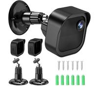 JDHUIOO Universal Outdoor Camera Mount, 360° Adjustable Security Bracket with Weatherproof Protective Cover Case, Blink Camera Mounting Kit with Security Screws for Indoor Outdoor Use