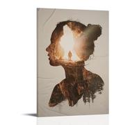 JDHUOXIAO Always in My Head Poster Wall Art Aesthetic Cover Poster Design Painting for Living Room Bed Room 24x36inch(60x90cm) Frame-style
