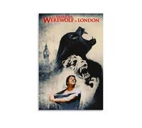 JDHUOXIAO An American Werewolf in London Poster Wall Art Aesthetic Cover Poster Design Painting for Living Room Bed Room 12x18inch(30x45cm) Unframe-style