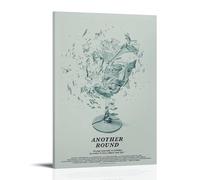 JDHUOXIAO Another Round Poster Wall Art Aesthetic Cover Poster Design Painting for Living Room Bed Room 12x18inch(30x45cm) Frame-style
