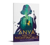 JDHUOXIAO Anya And The Nightingale Poster Wall Art Aesthetic Cover Poster Design Painting for Living Room Bed Room 20x30inch(50x75cm) Frame-style