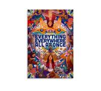 JDHUOXIAO Everything Everywhere All at Once Poster Wall Art Aesthetic Cover Poster Design Painting for Living Room Bed Room 24x36inch(60x90cm) Unframe-style