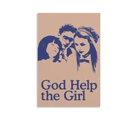 JDHUOXIAO God Help The Girl Poster Wall Art Aesthetic Cover Poster Design Painting for Living Room Bed Room 12x18inch(30x45cm) Unframe-style