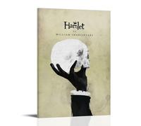 JDHUOXIAO Hamlet Cover Poster Wall Art Aesthetic Cover Poster Design Painting for Living Room Bed Room 20x30inch(50x75cm) Frame-style