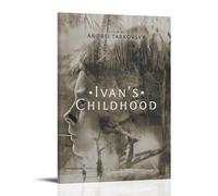 JDHUOXIAO Ivan's Childhood Poster Wall Art Aesthetic Cover Poster Design Painting for Living Room Bed Room 16x24inch(40x60cm) Frame-style