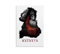 JDHUOXIAO Macbeth Poster Wall Art Aesthetic Cover Poster Design Painting for Living Room Bed Room 12x18inch(30x45cm) Unframe-style