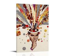 JDHUOXIAO Marketing The Mind Game Poster Wall Art Aesthetic Cover Poster Design Painting for Living Room Bed Room 20x30inch(50x75cm) Frame-style