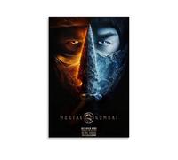 JDHUOXIAO Mortal Kombat Poster Wall Art Aesthetic Cover Poster Design Painting for Living Room Bed Room 08x12inch(20x30cm) Unframe-style