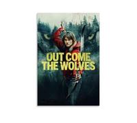 JDHUOXIAO Out Come The Wolves Poster Wall Art Aesthetic Cover Poster Design Painting for Living Room Bed Room 08x12inch(20x30cm) Unframe-style