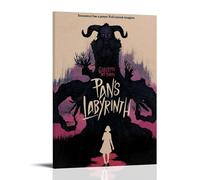 JDHUOXIAO Pan's Labyrinth Poster Wall Art Aesthetic Cover Poster Design Painting for Living Room Bed Room 12x18inch(30x45cm) Frame-style