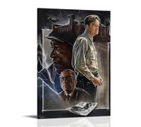 JDHUOXIAO Shawshank Redemption Poster Wall Art Aesthetic Cover Poster Design Painting for Living Room Bed Room 12x18inch(30x45cm) Frame-style