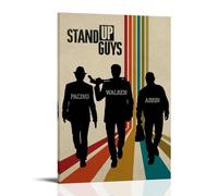 JDHUOXIAO Stand Up Guys Poster Wall Art Aesthetic Cover Poster Design Painting for Living Room Bed Room 08x12inch(20x30cm) Frame-style