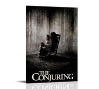 JDHUOXIAO The Conjuring Poster Wall Art Aesthetic Cover Poster Design Painting for Living Room Bed Room 20x30inch(50x75cm) Frame-style